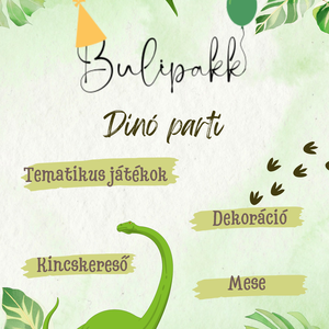 Bulipakk- Letölthető  Dinó Szülinapi Bulicsomag  Játékos Kincskereséssel, Játék & Sport, Készségfejlesztő és Logikai játék, Logikai játékok, Mindenmás, MESKA