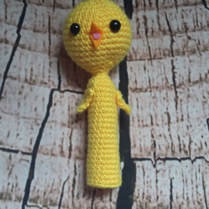 Horgolt csibe ujjbáb, Játék & Sport, Bábok, Ujjbáb, Horgolás, MESKA