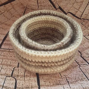 Tároló kosárka - otthon & életmód - tárolás & rendszerezés - tárolókosár - Meska.hu