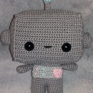 Horgolt Fiú Robot - játék & sport - plüssállat & játékfigura - robot & gép - Meska.hu