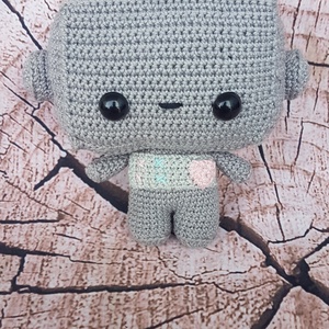 Horgolt Fiú Robot - játék & sport - plüssállat & játékfigura - robot & gép - Meska.hu