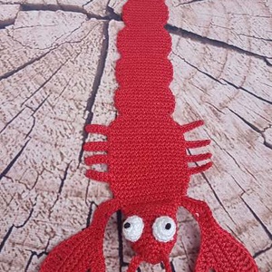 Horgolt Homár Könyvjelző - könyv & zene - könyvjelző - Meska.hu