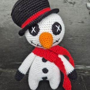 Horgolt Hóember - Meska.hu