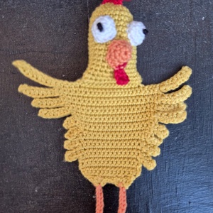 Csirke könyvjelző - Meska.hu