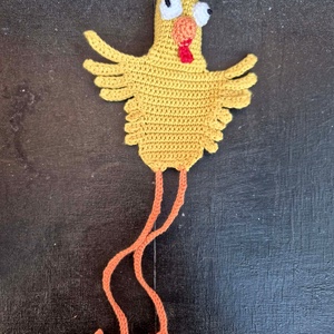 Csirke könyvjelző - könyv & zene - könyvjelző - Meska.hu