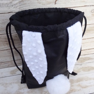 BunnyBag, nyuszis táska, hátizsák, tornazsák, Gym bag -  - Meska.hu