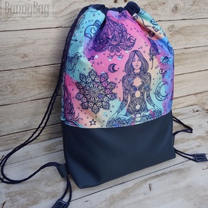 Yoga World, hátizsák, tornazsák, Gym bag, jógás -  - Meska.hu
