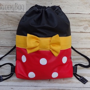 Minnie táska, hátizsák, tornazsák, Gym bag, Táska & Tok, Hátizsák, Tornazsák, Gymbag, Varrás, MESKA