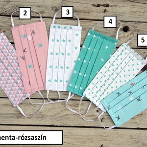 Textil maszk, szájmaszk 5 db-os csomag -  - Meska.hu