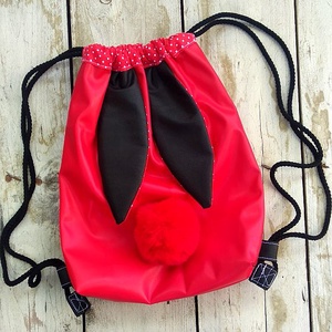 BunnyBag, nyuszis táska, hátizsák, tornazsák, Gym bag - Meska.hu