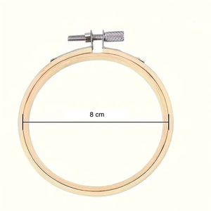 Hímzőráma - 8 cm - kellékek & szerszámok - fa - egyéb fatermék - Meska.hu