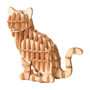 DIY - Fa 3D Macska - Meska.hu