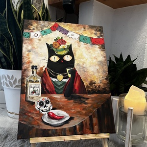Frida Katto - művészet - festmény - akril - Meska.hu