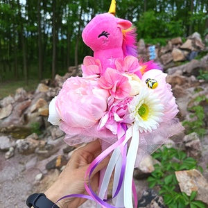 Ovis ballagási csokor  - játék & sport - plüssállat & játékfigura - unikornis - Meska.hu