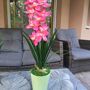 Különleges élethű orchidea kerámiakaspóban  - otthon & életmód - dekoráció - asztal és polc dekoráció - asztaldísz - Meska.hu Különleges élethű orchidea kerámiakaspóban  - otthon & életmód - dekoráció - asztal és polc dekoráció - asztaldísz - Meska.hu