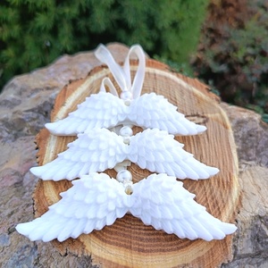 Angyalszárny alakú szappanok, 3 db-os szettben   - szépségápolás - szappan & fürdés - kézműves szappan - Meska.hu