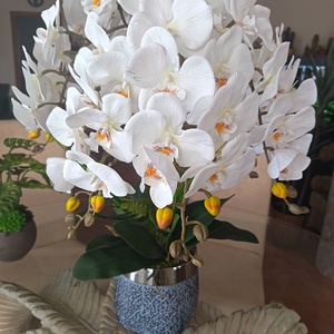 Exkluzív orchidea dekoráció - 60 cm - otthon & életmód - dekoráció - asztal és polc dekoráció - asztaldísz - Meska.hu