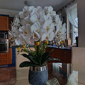 Exkluzív orchidea dekoráció - 60 cm - otthon & életmód - dekoráció - asztal és polc dekoráció - asztaldísz - Meska.hu