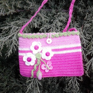 Horgolt kislány táska -  - Meska.hu