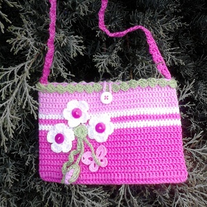 Horgolt kislány táska -  - Meska.hu