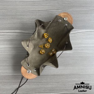 2in1 szütyő és kockatálca - konyak - keki - játék & sport - táblajáték és kártyajáték - társasjátékok - dobókocka - Meska.hu