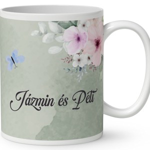 Névvel kérhető - Ez szerelem... mintás bögre - otthon & életmód - konyhafelszerelés, tálalás - tálalás - bögre & csésze - Meska.hu