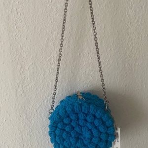 Kék bogyós táska - táska & tok - kézitáska & válltáska - alkalmi táska - Meska.hu