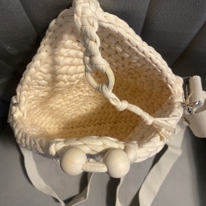 Krém kistáska - táska & tok - kézitáska & válltáska - alkalmi táska - Meska.hu