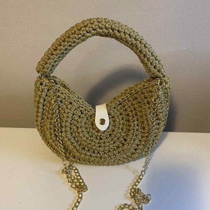 Óarany alkalmi táska, Táska & Tok, Kézitáska & válltáska, Alkalmi táska, Horgolás, MESKA