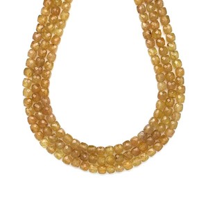Apatit sárga fazettált kocka 4-5x4-5mm, Kellékek & szerszámok, Ásvány alapanyag, Ásványfüzér, , MESKA