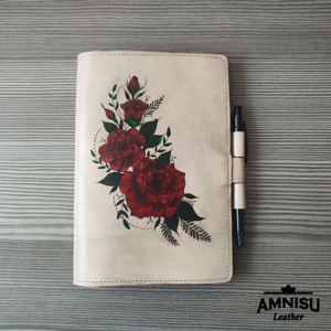 Rózsa mintás noteszborító, Otthon & Életmód, Papír, írószer, Könyv- és füzetborító, , MESKA