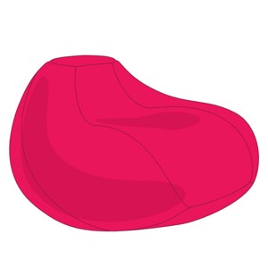 Magenta Grandiózus Babzsákfotel Huzat, Otthon & Életmód, Bútor, Babzsák huzat, Babzsák, , MESKA