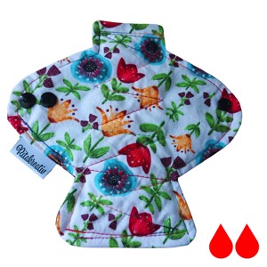 Tulipán mosható betét 18cm - szépségápolás - intim higiénia - intimbetét - Meska.hu
