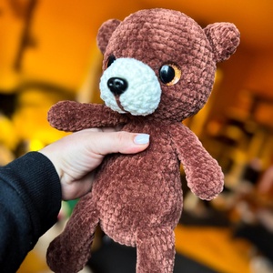 Barna mackó  - játék & sport - plüssállat & játékfigura - maci - Meska.hu