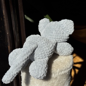 Csillogós horgolt cica �� - játék & sport - plüssállat & játékfigura - nyuszi - Meska.hu