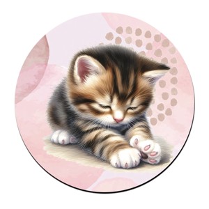 Játszó cuki cicus mintás bögre alátét, , , MESKA