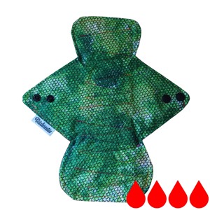 Kígyóbőr mosható betét 26cm - szépségápolás - intim higiénia - intimbetét - Meska.hu