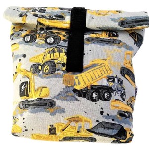 Többször használatos uzsonnás tasak munkagépek - táska & tok - uzsonna- & ebéd tartó - ebéd tasak, doboz - Meska.hu