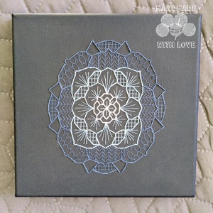 Hímzett mandala, Otthon & Életmód, Dekoráció, Spiritualitás, Mandala, Hímzés, MESKA