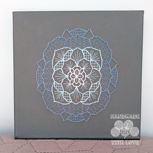 Hímzett mandala - otthon & életmód - dekoráció - spiritualitás - mandala - Meska.hu