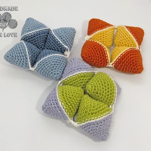 Horgolt puzzle csillag - játék & sport - Meska.hu