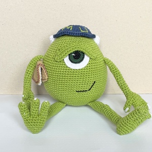 Horgolt Mike Wazovski, Játék & Sport, Plüssállat & Játékfigura, Ember, Horgolás, MESKA