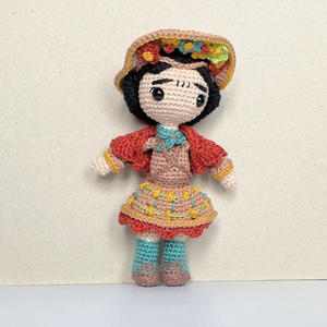 Horgolt Frida Kahlo, Játék & Sport, Plüssállat & Játékfigura, Ember, Horgolás, MESKA