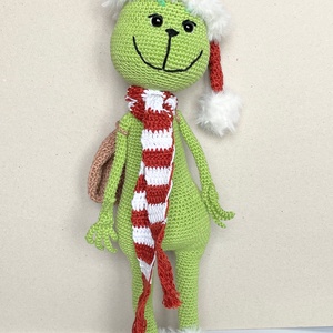 Horgolt óriás Grinch, Karácsony, Mikulás, Mikulás ajándékok, Horgolás, MESKA