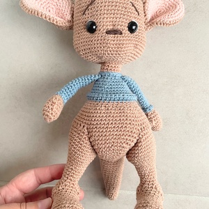 Horgolt kenguru, Játék & Sport, Plüssállat & Játékfigura, Más figura, Horgolás, MESKA