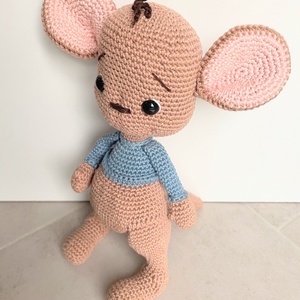 Horgolt kenguru - játék & sport - plüssállat & játékfigura - más figura - Meska.hu