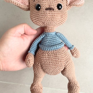 Horgolt kenguru - játék & sport - plüssállat & játékfigura - más figura - Meska.hu