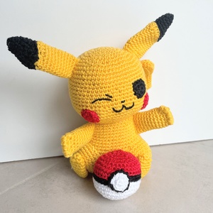 Horgolt Pikachu - Meska.hu