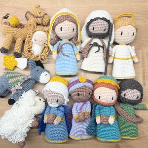 Karácsonyi betlehemi figurák - Meska.hu