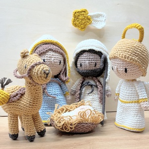 Karácsonyi betlehemi figurák - karácsony - karácsonyi lakásdekoráció - karácsonyi lakásdíszek - Meska.hu